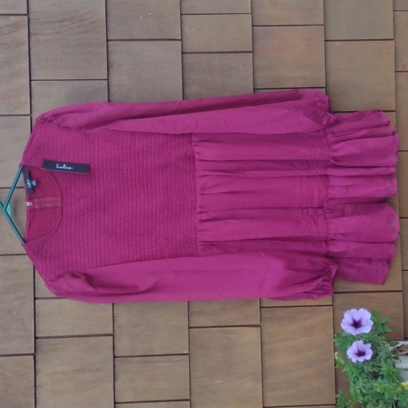 NWT Lulu's Berry red dress size small - Picture 1 of 5